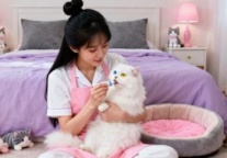 西安同城上门喂猫清洗猫碗清理猫砂铲屎服务