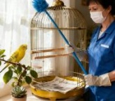 西安高新区上门照看鹦鹉添粮换水清理笼具服务